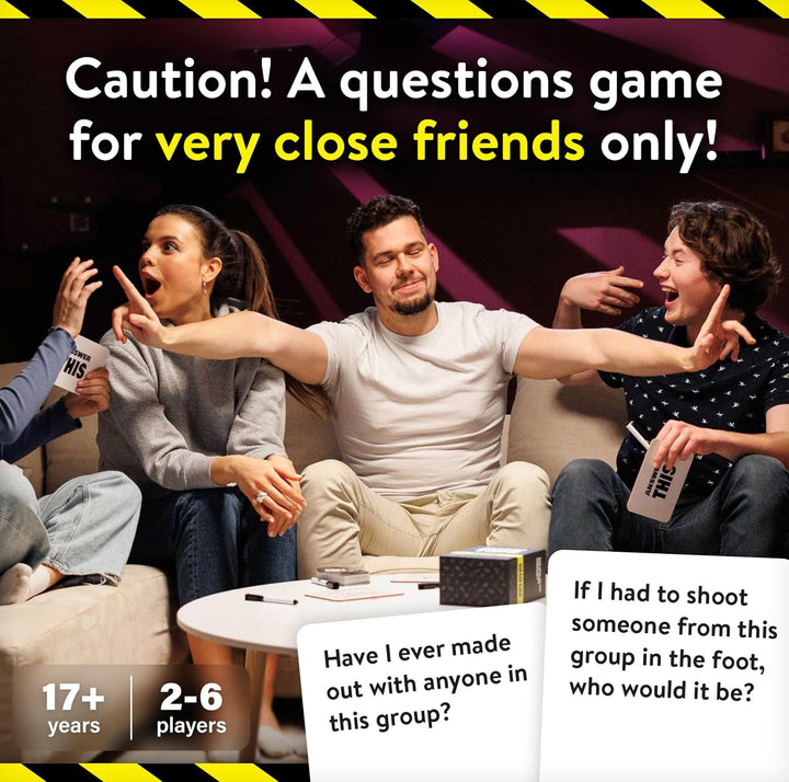 Answer This - Black - English - How Well Do You Really Know Your Friends? - Hilarious Party Card Gam