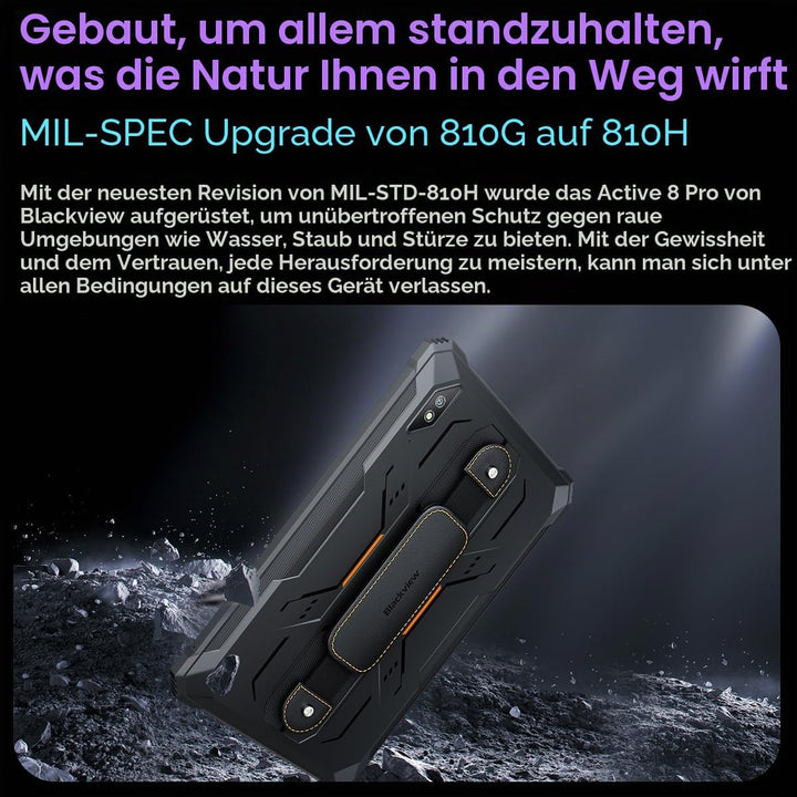 Blackview Active 8 Pro Outdoor Tablet, 22000mAh Akku, 10.36&