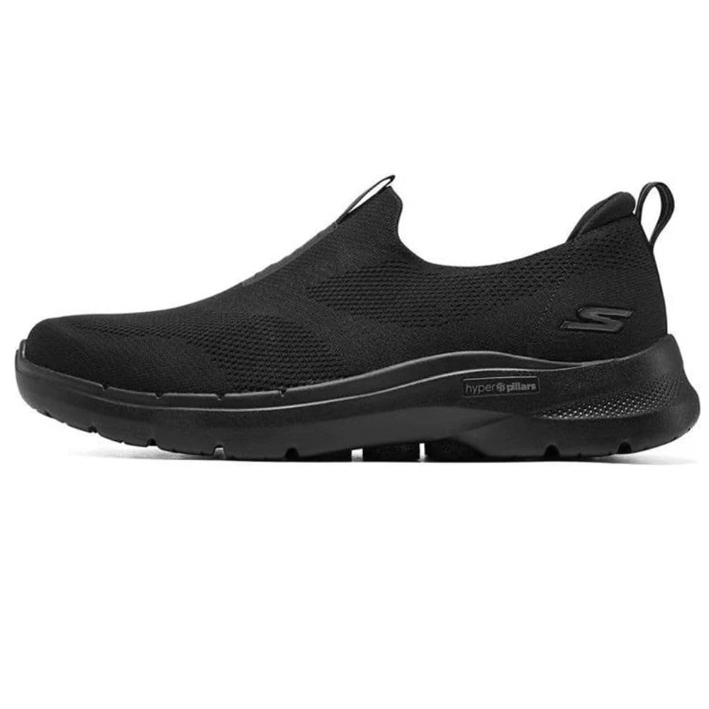Skechers Herren Go Walk 6 Sneaker 39.5 EU Schwarz, 39.5 EU Schwarz