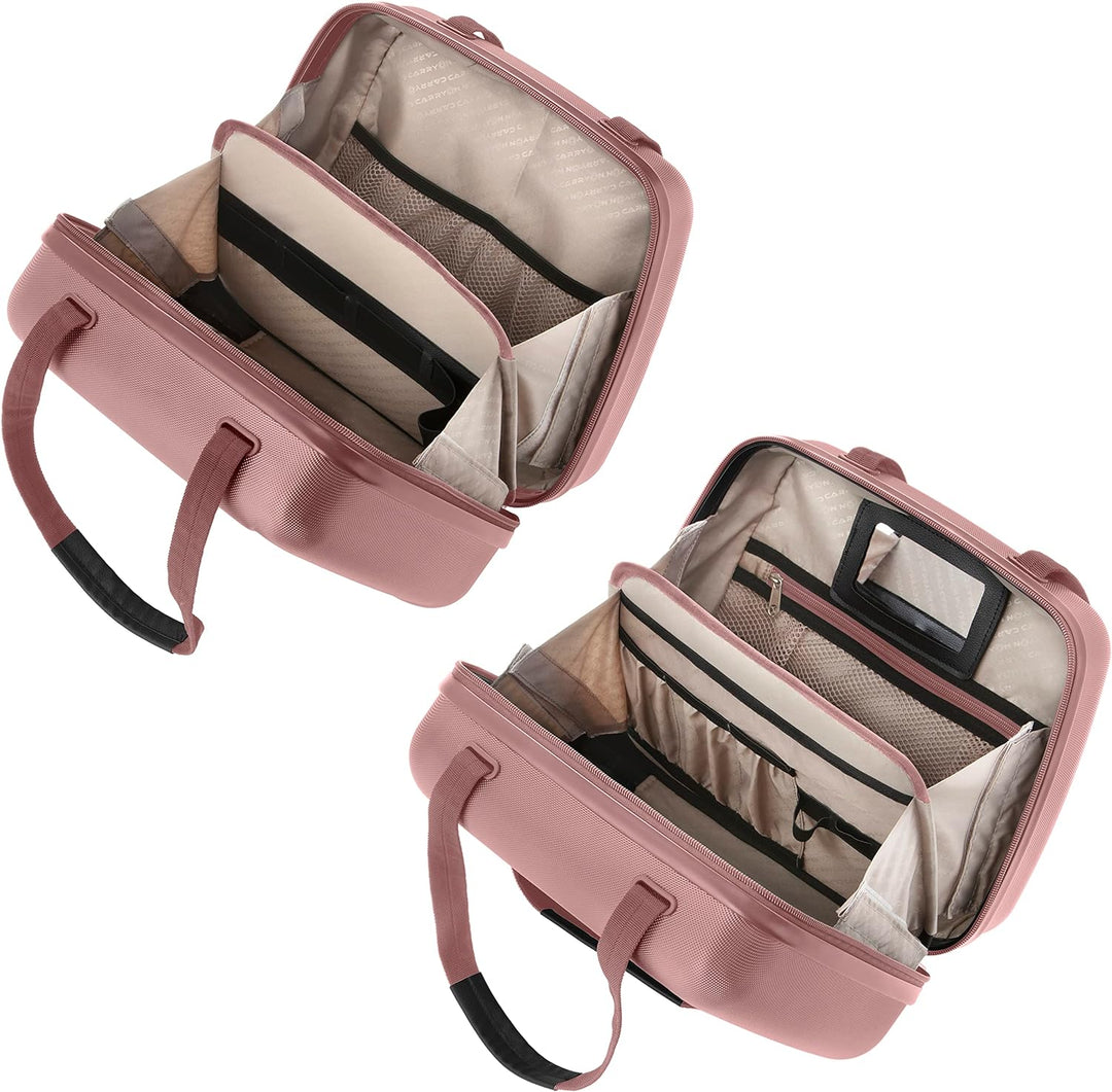 CarryOn Skyhopper Kosmetikkoffer Damen Hartschale - Beautycase Klein - Handgepäck 13 Liter - Schloss