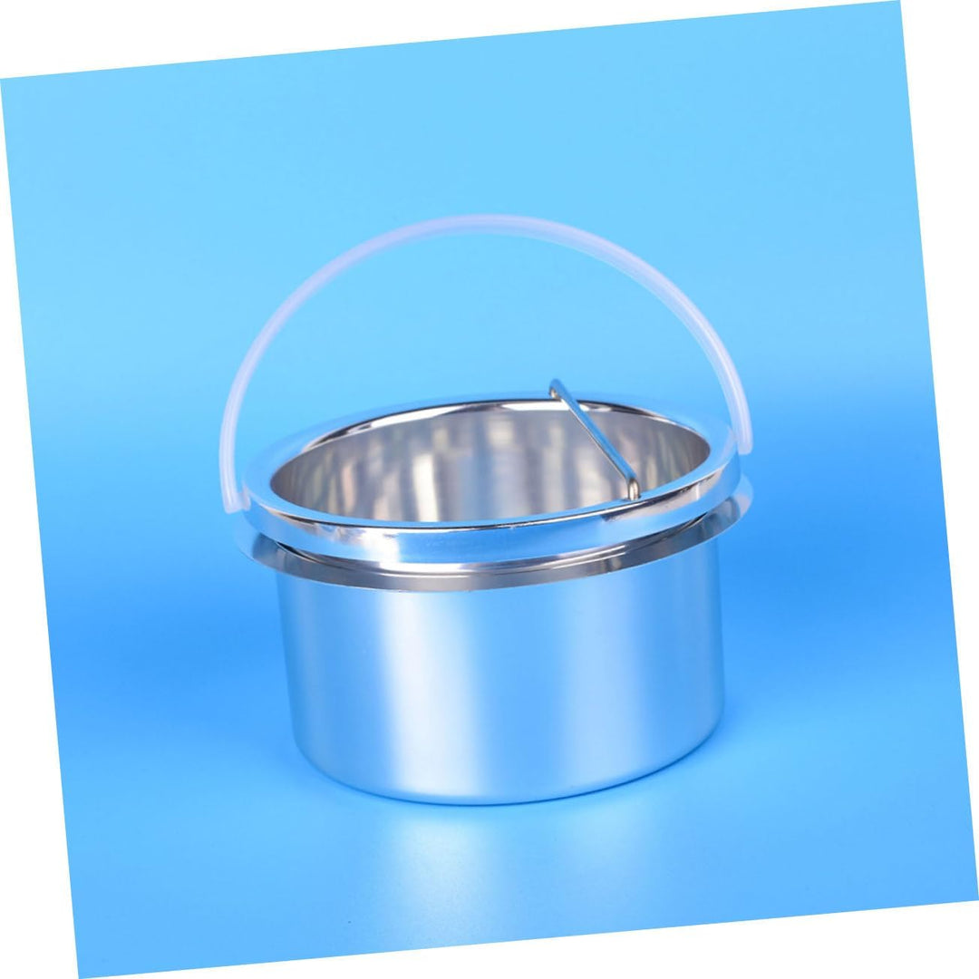Housoutil Wachswärmertopf Innenschale 105mm Durchmesser 500 ml Aluminium für Haarentfernung zu Hause