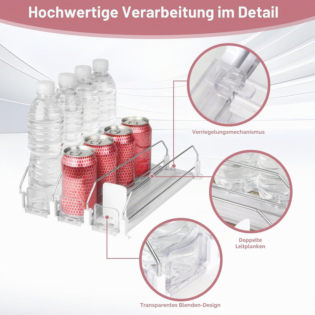 kühlschrank organizer dosen, Automatischer Küchenschrank-Dosenorganizer, fasst 12 Behälter in Standa