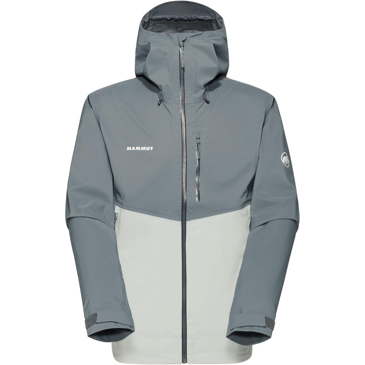 Mammut Herren Alto Guide Hooded Hardshelljacke mit Kapuze L Silver Sage-strata, L Silver Sage-strata