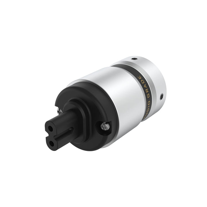 Brollitest Figur 8 IEC C7 AC Netzstecker Buchse Stecker Aluminium Netzstecker (Rhodium Plated) Für H
