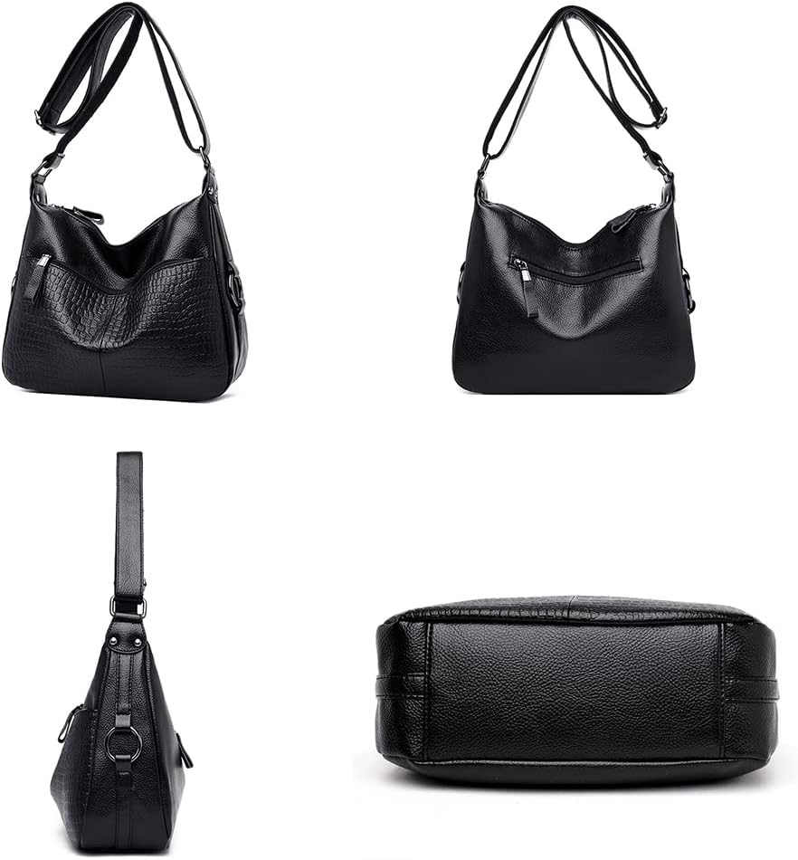Coolives Damen Umhängetasche Handtasche aus PU-Leder Mode Tasche Schultertasche Leichte Taschen Schu
