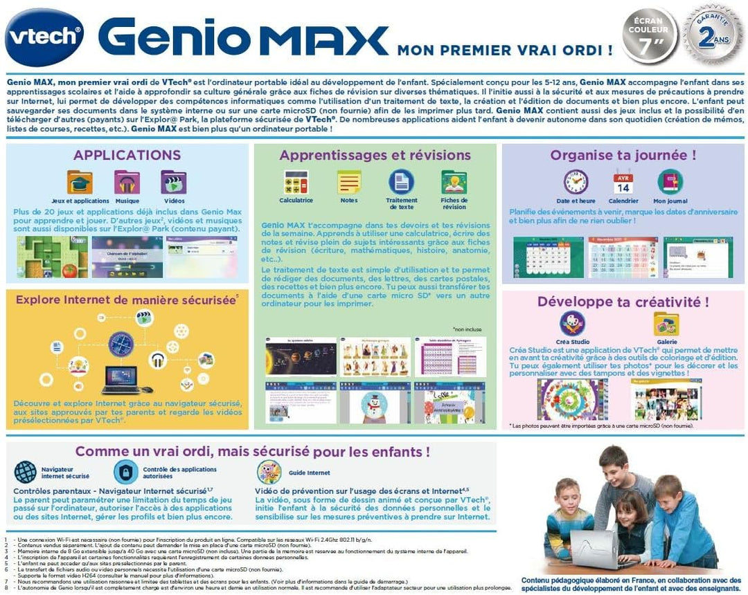 VTech 553405 Computer, grau