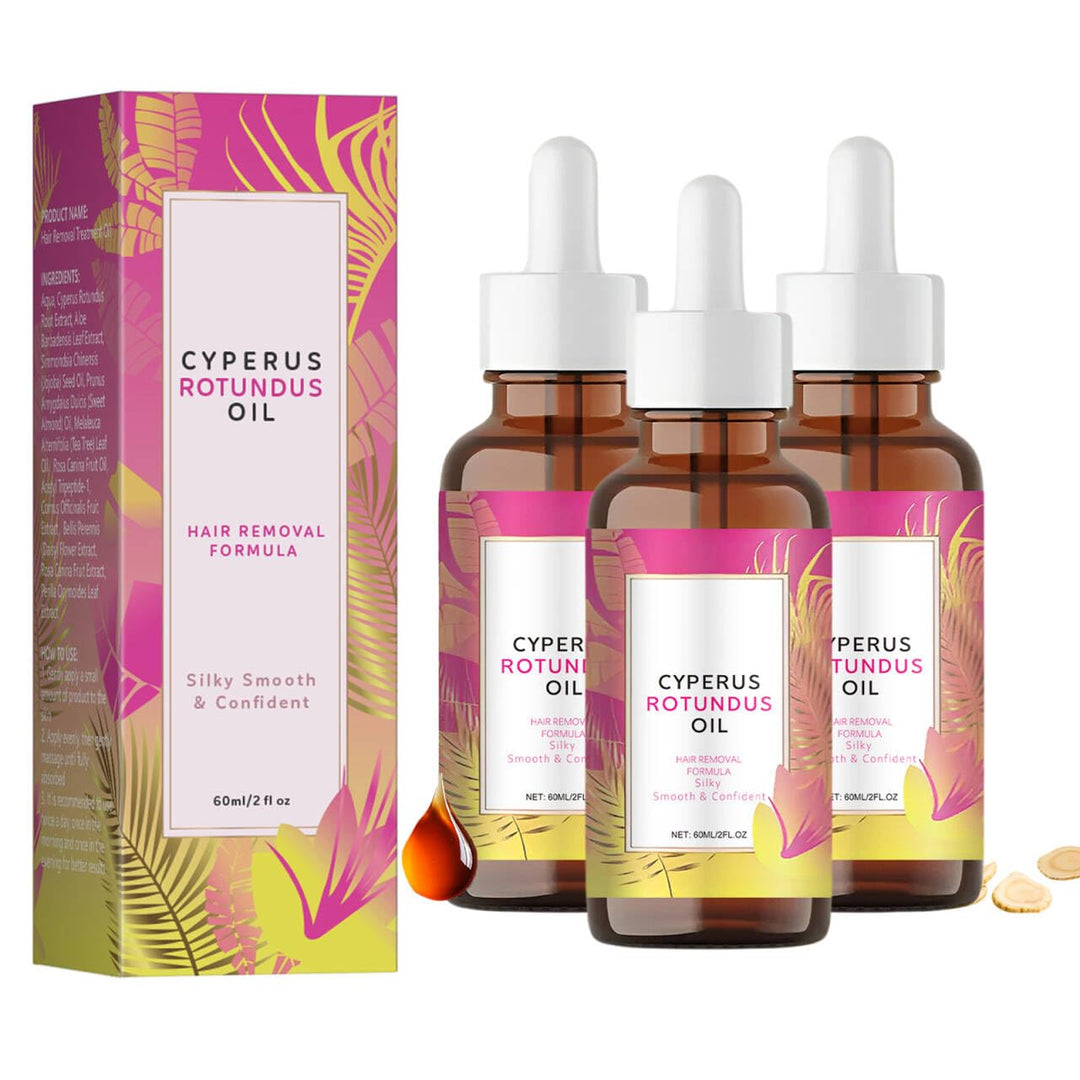 Cyperus Rotundus-Öl, Cyperus Rotundus Oil, Haarentfernungsöl mit Cyperus Rotundus, reduziert das Nac