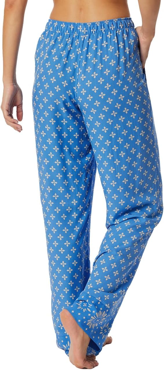 Schiesser Damen Schlafhose Lang mit Bündchen Modal-Mix + Relax Pyjamaunterteil 34 Multicolor 5_18210