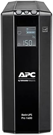 APC by Schneider Electric Back UPS PRO - BR1600MI - 1600 VA Leistung - MI Modell (8 IEC Outlets, IEC
