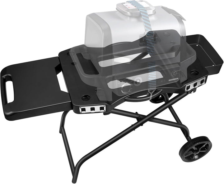 GFTIME Grillständer für Ninja Woodfire Grill, Grillwagen, zusammenklappbarer Outdoor-Grillständer fü