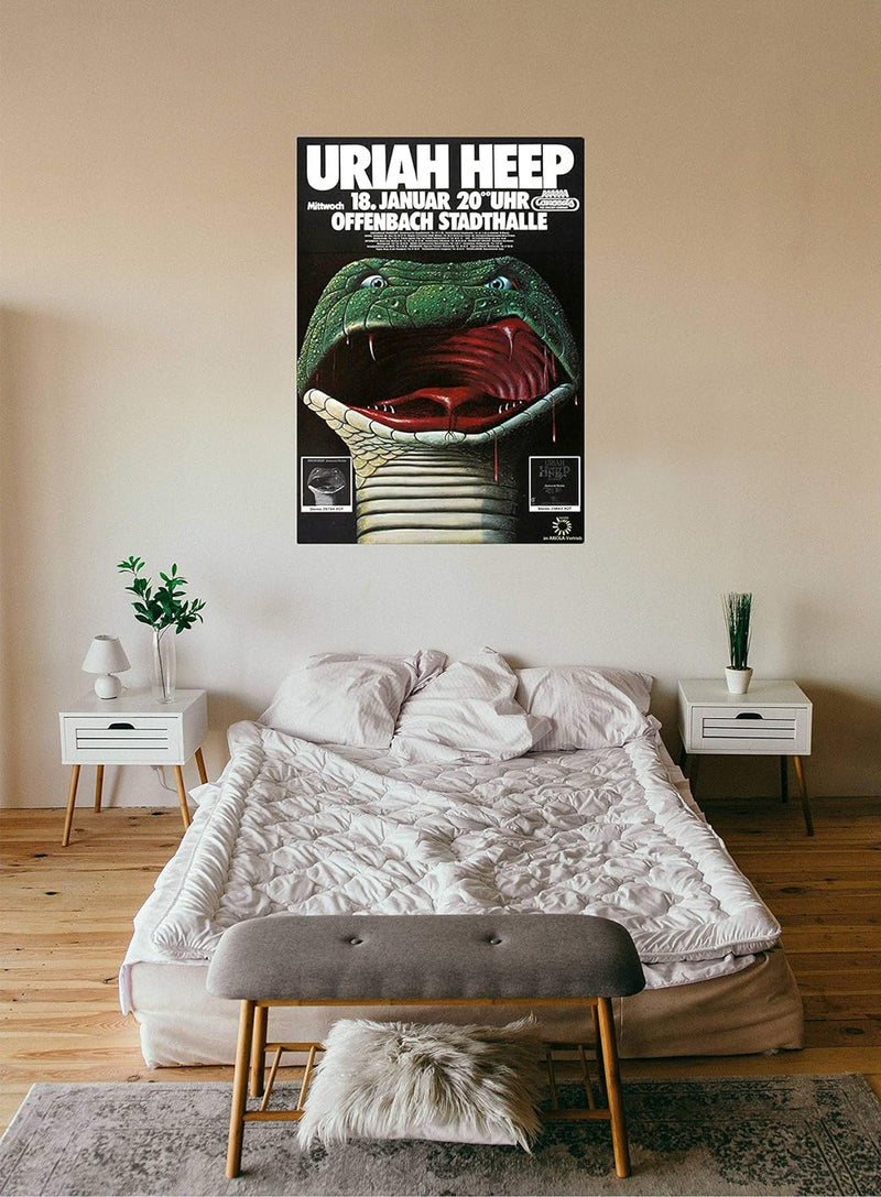 Uriah Heep - Innocent Victim, Frankfurt 1978 » Konzertplakat/Premium Poster | Live Konzert Veranstal