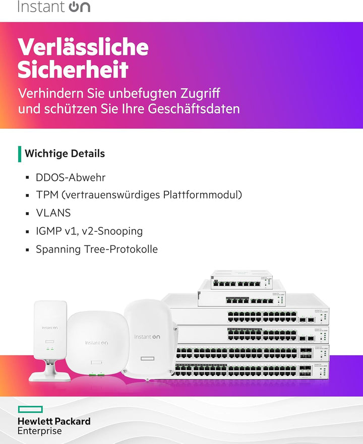 Aruba Instant On 1830 24-Port Gb Smart-Managed Layer-2-Ethernet-Switch | 24x 1G | 2X SFP | Lüfterlos