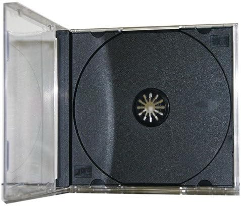 25 CD Jewel Case (montiert) STANDARD Schwarz