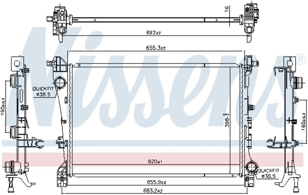 NISSENS 606441 Motorkühlung