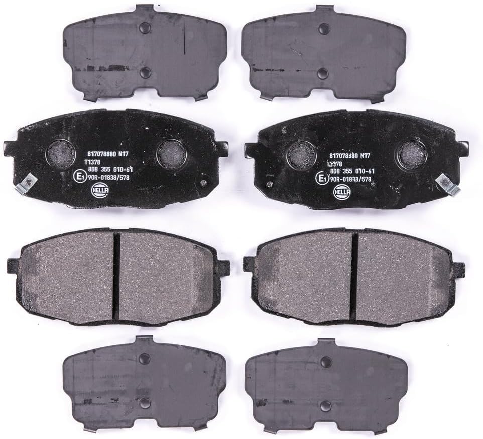 HELLA PAGID 8DB 355 010-611 Bremsbelagsatz - T1378 - Dicke/Stärke: 16.4mm - Bremssystem: Mando - mit