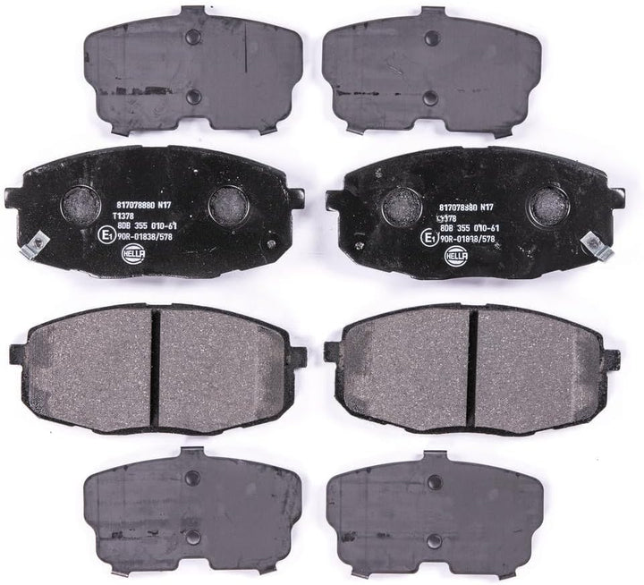 HELLA PAGID 8DB 355 010-611 Bremsbelagsatz - T1378 - Dicke/Stärke: 16.4mm - Bremssystem: Mando - mit