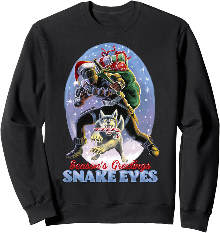 G.I. Joe Christmas Snake Eyes Season's Greetings Sweatshirt