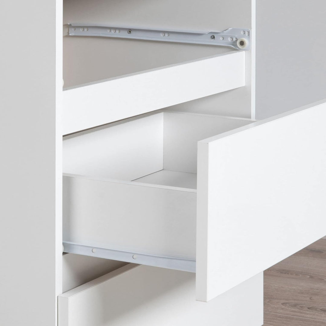AKORD Kommode K60 mit 2 Schubladen | für das Wohnzimmer Schlafzimmer Schrank Büro Arbeitszimmer | Mo