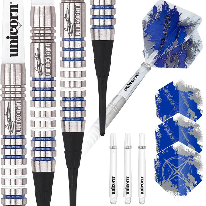 Unicorn Einhorn Herren Star Gary Anderson Soft-Tip Darts, Herren, Star Gary Anderson Soft Tip 17 g s