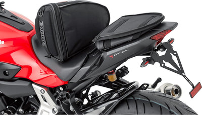 QBag Hecktasche Motorrad Motorradtasche Hecktasche 06, abnehmbar, sportlich, mit Öffnungswinkelbegre