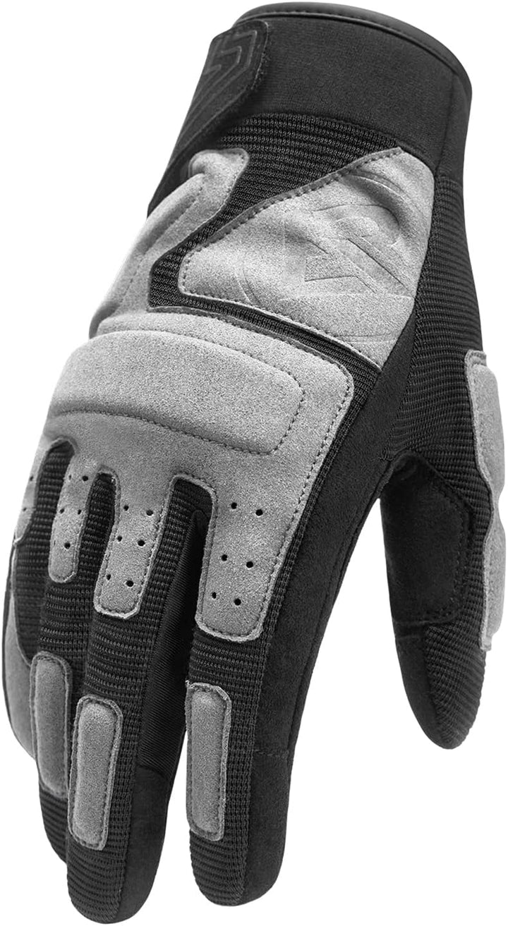 ROCKBROS Motorradhandschuhe Herren Motorrad Handschuhe Winddichte Touchscreen Radsporthandschuhe Atm