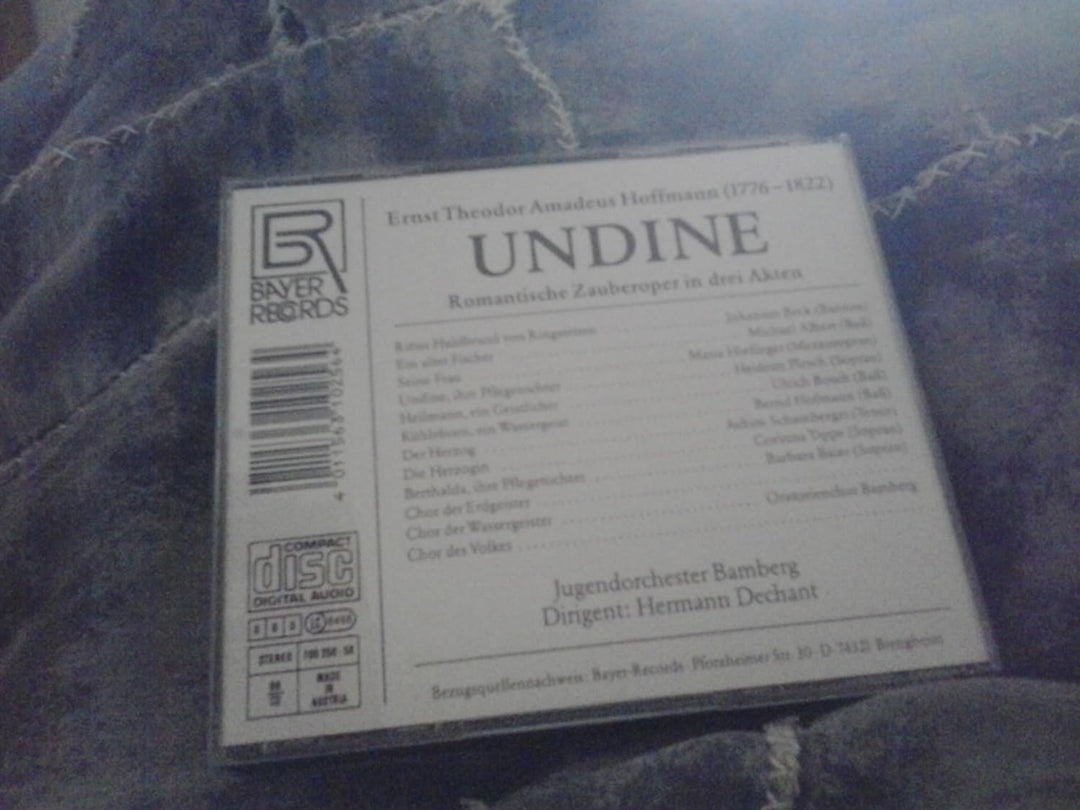 Hoffmann: Undine (Gesamtaufnahme), Audio-CD
