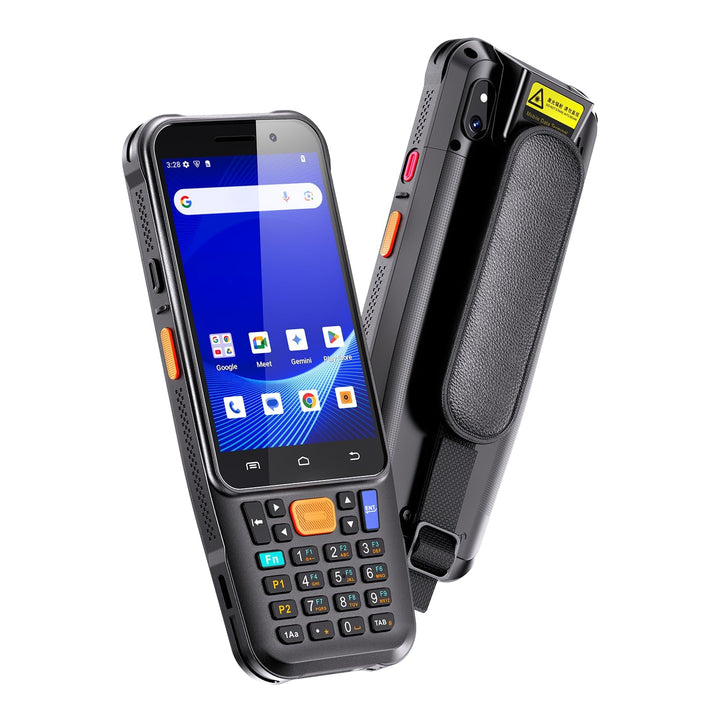 Eyoyo Kabelloser Android-Barcode-Scanner: Aktualisierter Android 15 Handheld-Mobilcomputer-PDA mit W