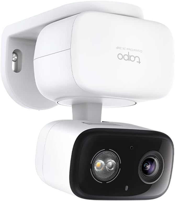 Tapo C216 Mini-Überwachungskamera mit Aufzeichnung, 2K 3MP, 360°-Abdeckung für Innen- und Aussenbere