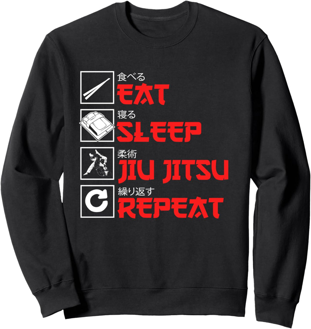 Tolles Jiu Jitsu-Outfit mit japanischem Kampfdesign Sweatshirt