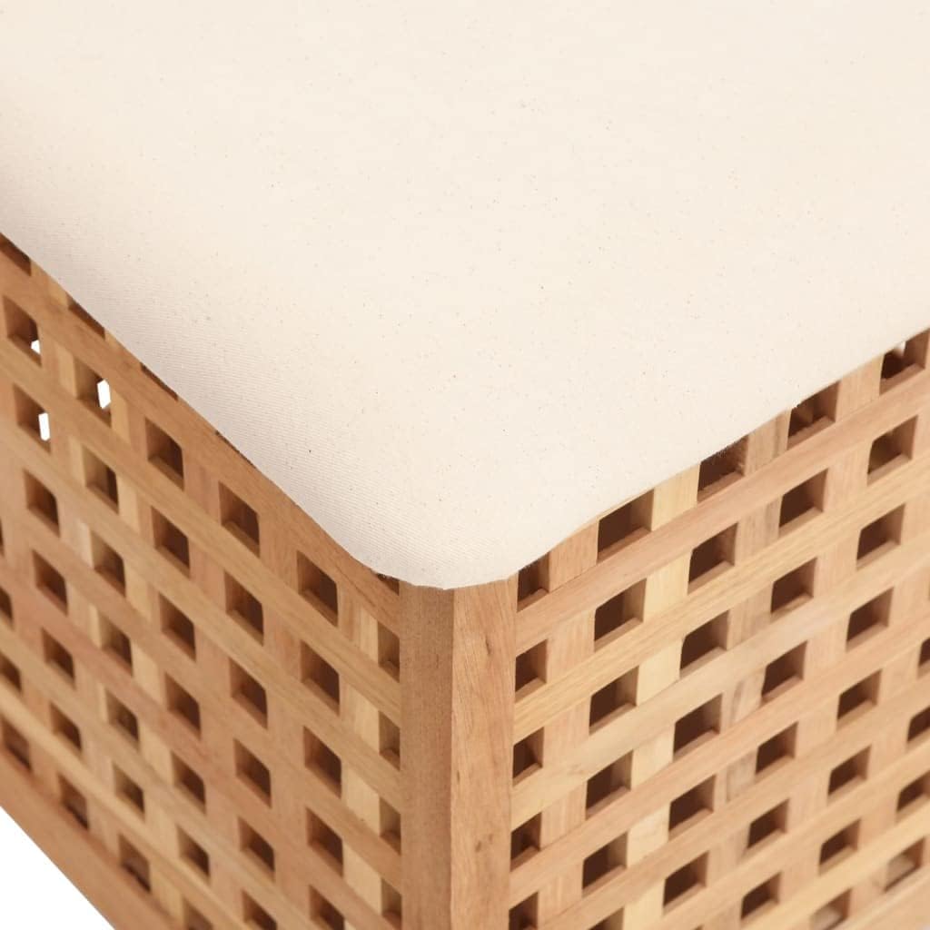 vidaXL Badhocker, Hocker für Badezimmer, Wäschekorb mit viel Stauraum, Badezimmerhocker Duschhocker