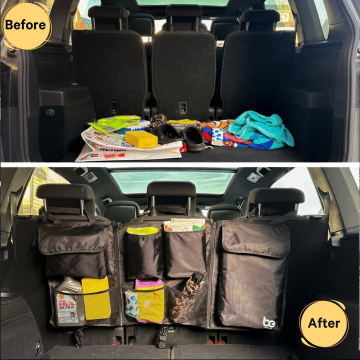 BUIGOODS Kofferraum Organizer - Car Trunk Organizer – Faltbare Auto-Aufbewahrungstasche - Kofferraum