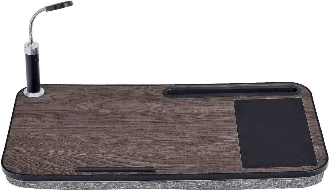 Teamson Home Tragbarer Schoss-Schreibtisch für Laptop-Computer mit gepolstertem Boden, abnehmbarem L