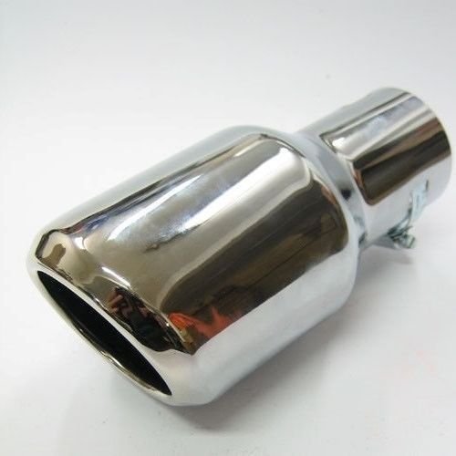 Auspuffblende Endrohr Auspuff Universell Schalldampf Blende Edelstahl Rund bis 57mm Chrom AutoHobby