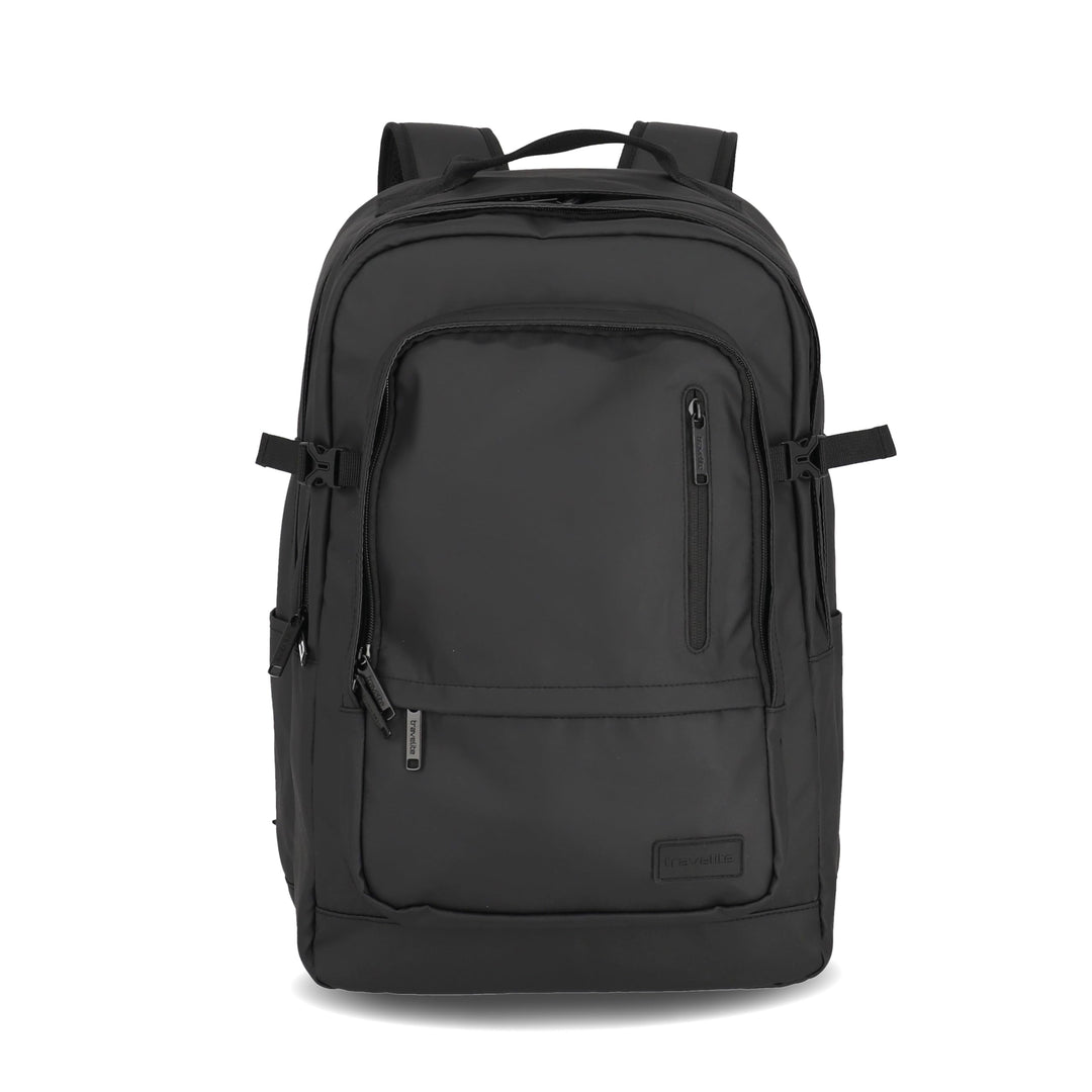 Travelite Rucksack aus wasserabweisendem Material, gepolstertes Laptop Fach 15,6 Zoll, BASICS Tagesr