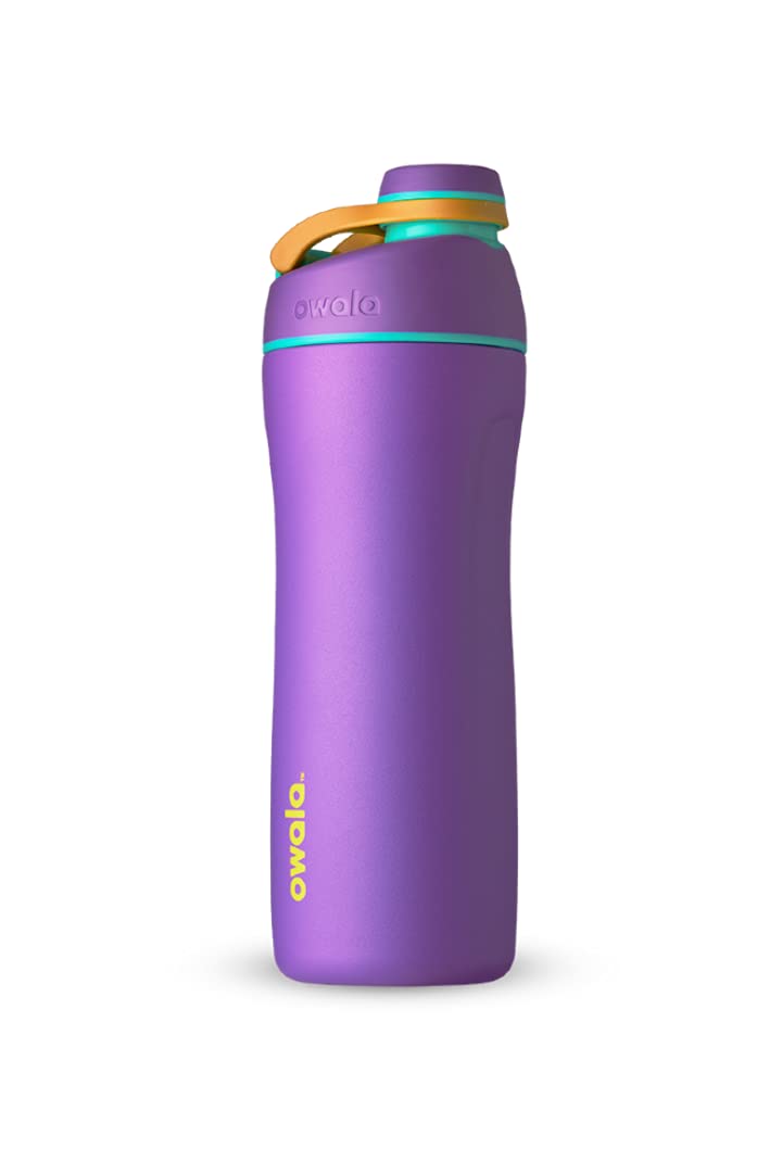 Owala Twist Edelstahl Trinkflasche mit Drehverschluss, 560ml, Hint of Grape 560 ml Hint Of Grape, 56