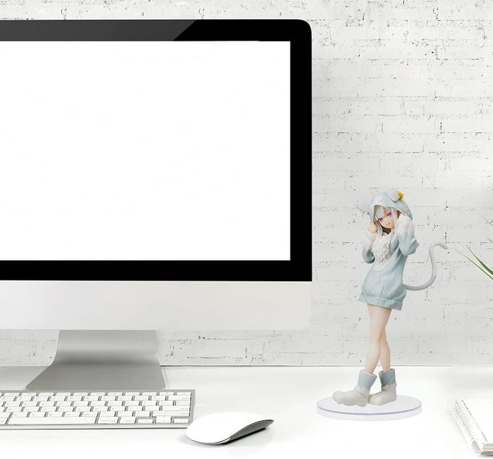 IOSCDH Emili-a Figuren Statue,Re Zero Figuren- Starting Life in Another World, Anime Figuren, 8.2inc