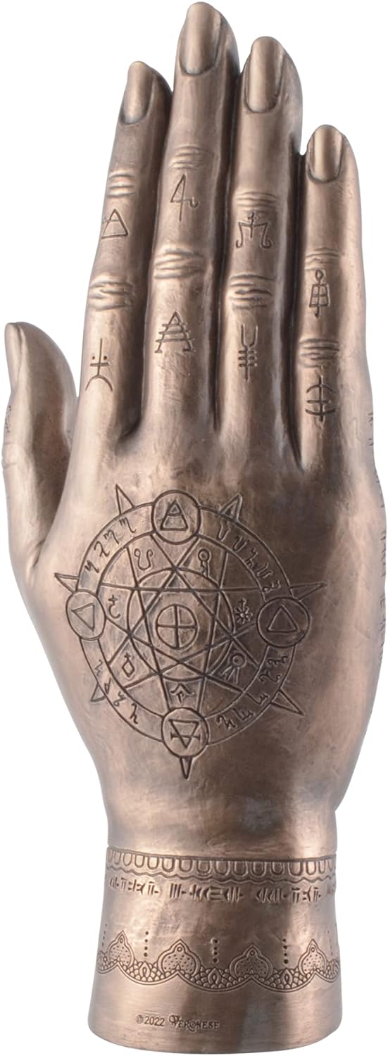 VOGLER Joh. Vogler GmbH Hand der Fatima mit magischen Symbolen verziert - bronziert by Veronese