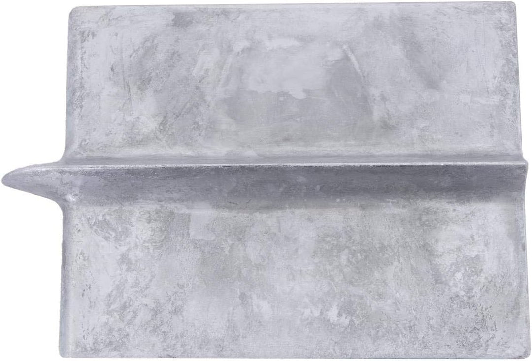 Marshalltown 834D 6 X 4 Zink Nutfräse-3/4D X 3/8 Bit-DuraSoft Griff, Silber, 152x111 mm