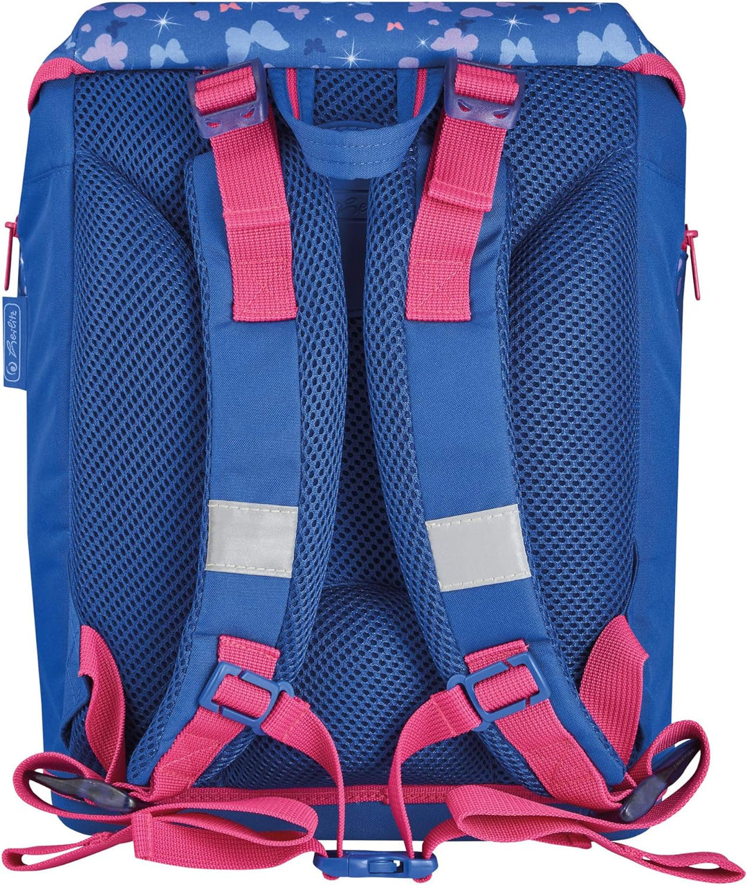 herlitz 50032631 Grundschulrucksack SoftLight Plus Butterfly, 1 Stück, Butterfly