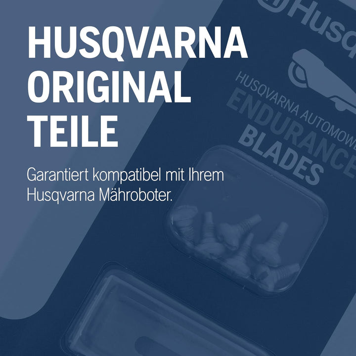 Husqvarna Automower Endurance Klingen | 6 Messer mit Schrauben | Langloch | Länger Haltbare Qualität