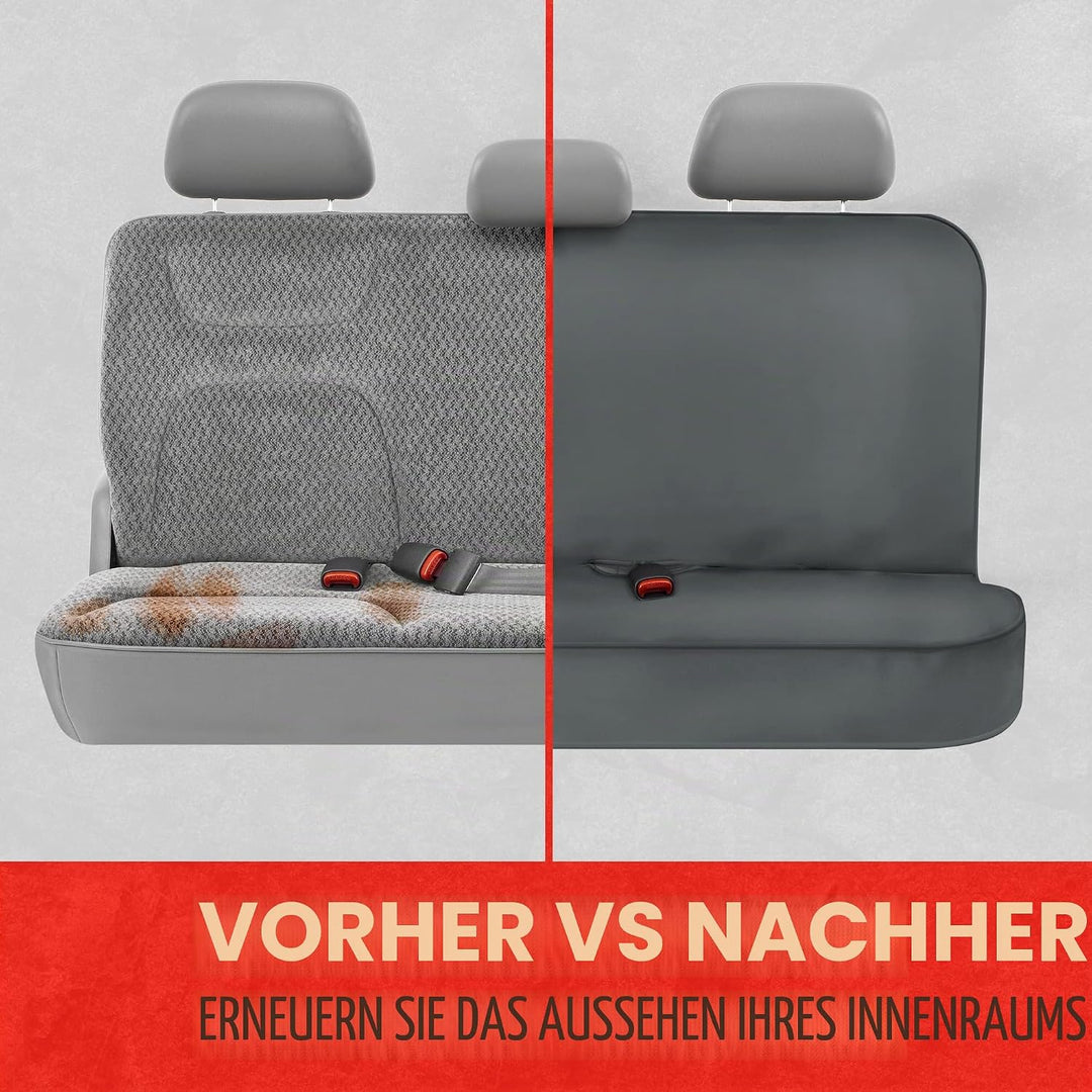 BDK AquaShield Autositzbezug für Rückbank, wasserdichter Neopren-Rücksitzbezug für LKW, Van, SUV, id