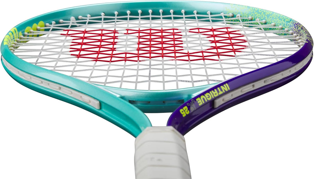 Wilson Intrigue Jr 25 Tennis Racket, Blau Grün/Blau
