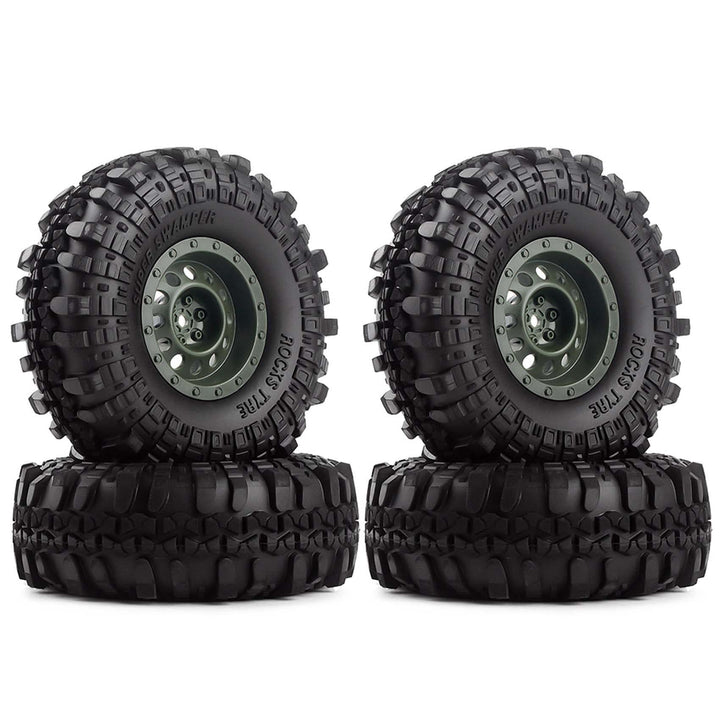 KEEDA 110 mm Reifen 1,9 Zoll Kunststofffelge für 1/10 RC Rock Crawler Auto Axial SCX10 RC4WD D90 D11