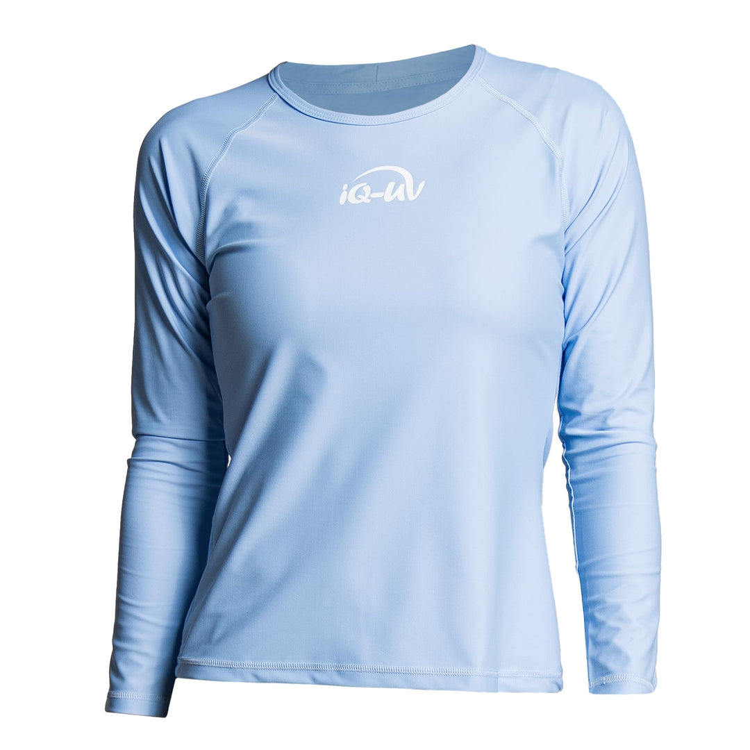 iQ-UV Sportshirt Damen Langarm – Elastisches UV Shirt für Damen für Wasser & Sport – Rash Guard mit