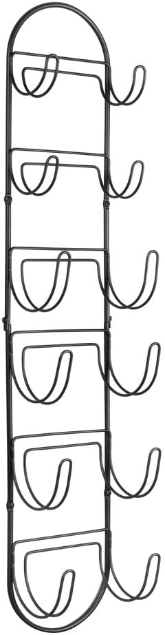 mDesign 2er-Set Handtuchhalter zur Wandmontage – Handtuchablage aus Metall – schickes Badzubehör – a