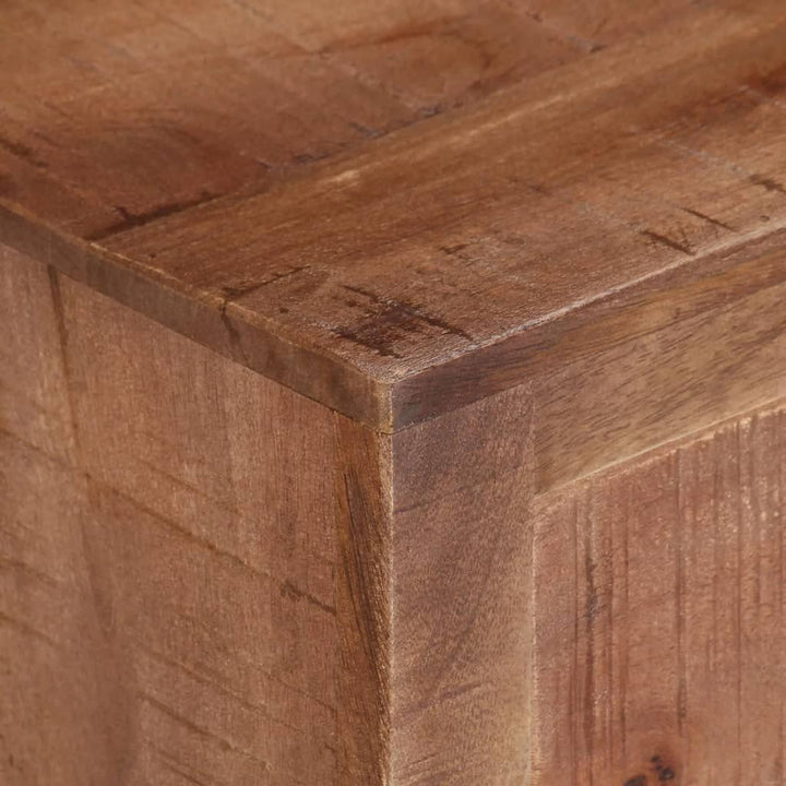vidaXL Raues Mangoholz TV Schrank Rustikal Lowboard TV Möbel Tisch Board Sideboard Fernsehtisch Fern