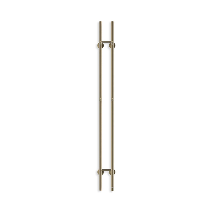 CREATE/WARM Towel Tube/Elektrischer Handtuchhalter mit 2 Stange Gold/Vertikales Design, 2 Temperatur