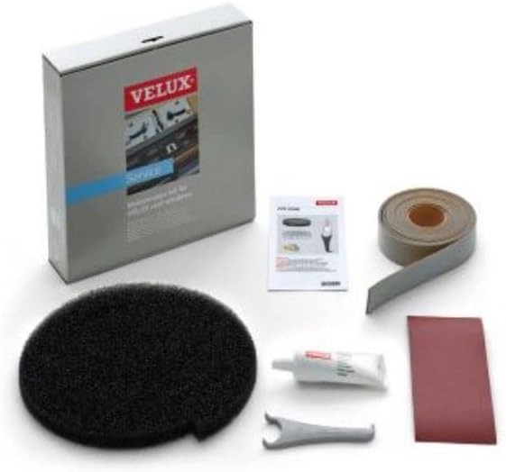 VELUX Dachfenster Dichtung Ersatzteile - Kombi-Pflege-Set für Kunststoff- und Holzfenster - Dichtung