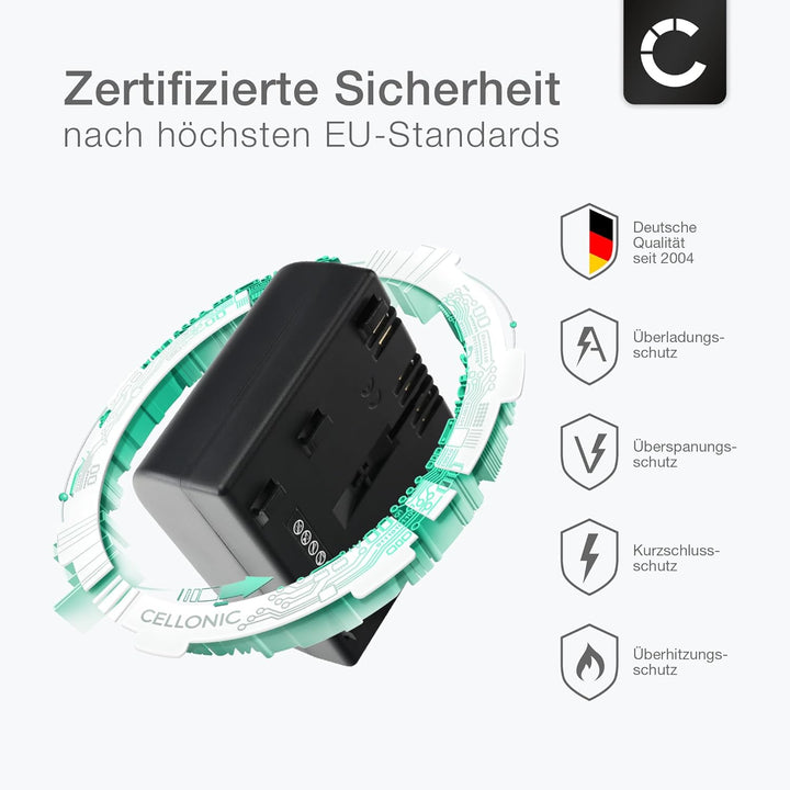 CELLONIC, Akku für Haustechnik, kompatibel mit DAITEM BATLi22, BATLi23, MPU01X, 422-21X (3.6V, 14500