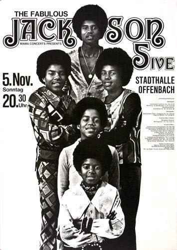 Michael Jackson - I'll Be There, Frankfurt 1972 » Konzertplakat/Premium Poster | Live Konzert Verans